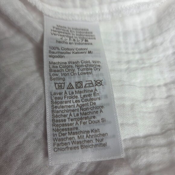 NWOT J. Crew Women's White Mini Gauze Dress - Picture 4 of 7